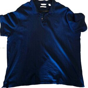 Calvin Klein Men's Blue Polo Shirt XL